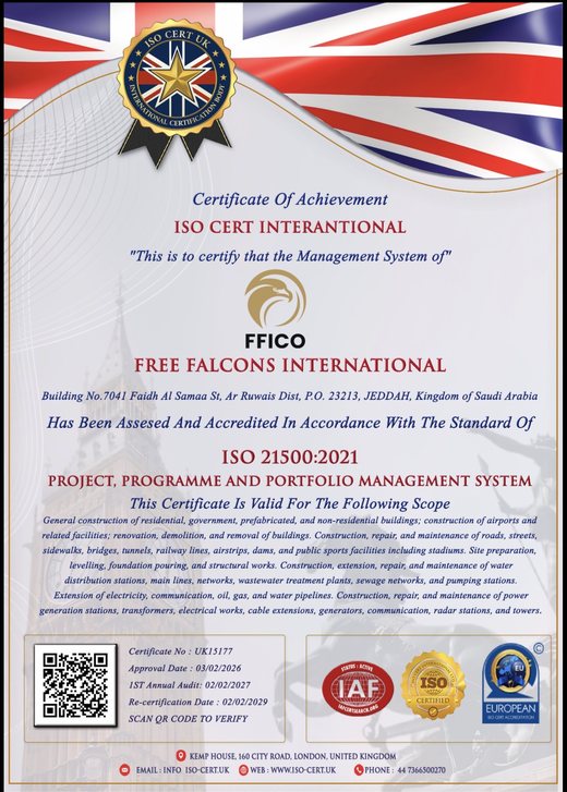 ISO 21500:2021 — إدارة المشاريع والبرامج والمحافظ